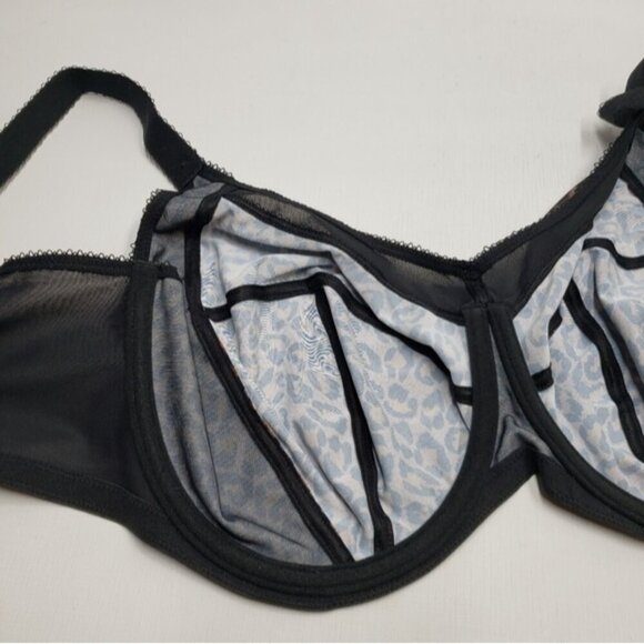 NWOT Goddess Kayla Bra Full Coverage Support Underwire Leopard Print 38J - Picture 10 of 14